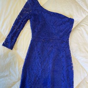 WORN ONCE SIZE XS. Charlotte Russe Blue body contour dress. Mini/short dress